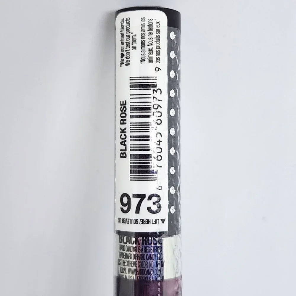 Hard Candy Fierce Effects Lip Gloss - BLACK ROSE #973 Black